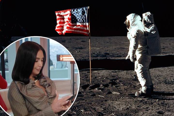 Kim Kardashian says the moon landing 'didn't happen' in 'crazy' conspiracy theory