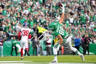 Dallas Goedert, George Kittle among those who star on 'National Tight Ends Day'