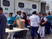 Brigadas médicas aplican más de 49 mil vacunas en cinco estados