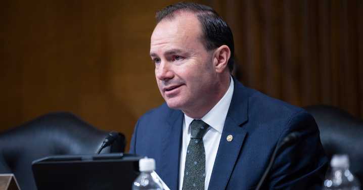 “Mike Lee declaró que ‘ninguna persona curioso’ debería burlarse de la caída de un octogenario”. ¿Adivina qué tuiteó hace tres meses?