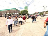 CNTE despierta; para labores y cierra vías; marchan en Oaxaca, Chiapas y Guerrero