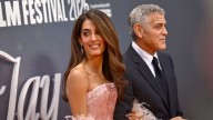 Amal Clooney Evokes Retro Glamour in Textural Dress at London Festival