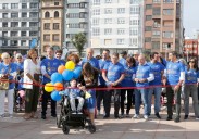 Tres kilómetros para visibilizar la parálisis cerebral en Gijón