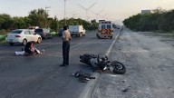 Muere motociclista tras choque por alcance en Apodaca