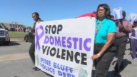 Pine Bluff community walks to raise awareness for domestic violence