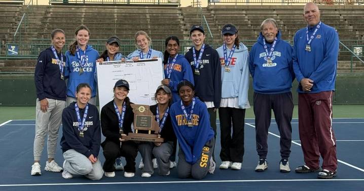 'We always trusted the process.' John Burroughs wins Class 3 girls team tennis state title
