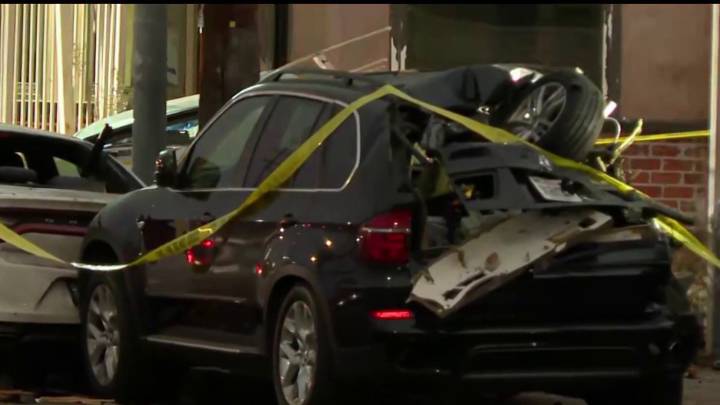 2 killed, 2 injured in crash involving power pole in North Hollywood