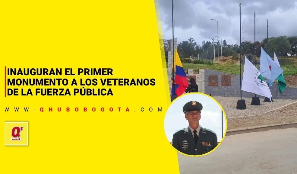 Inauguran el primer monumento a los veteranos de la Fuerza Pública