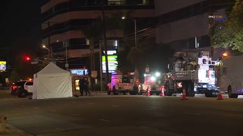 Police searching for Tesla driver involved in deadly hit-and-run crash in front of Sherman Oaks Hospital