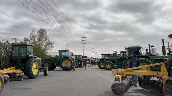 Bloqueo en Carretera Mexicali–San Luis Río Colorado Hoy: Esto Exigen Agricultores de Mexicali