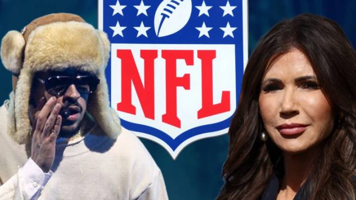 la advertencia de la secretaria de seguridad nacional de EE.UU. a la NFL por elegir a Bad Bunny para actuar en el Superbowl
