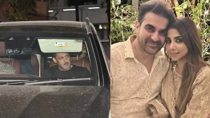 Salman Khan visits brother Arbaaz Khan and Sshura’s newborn at Mumbai hospital