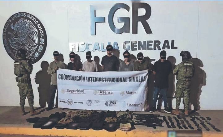 Capturan a 18 presuntos integrantes de “Los Chapitos” en Sinaloa