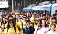 Los universitarios de La Plata se movilizan al Congreso en rechazo al veto de Milei