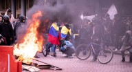Se salió de control: Bogotá vivió grandes desmanes en medio de las protestas en pro de Palestina