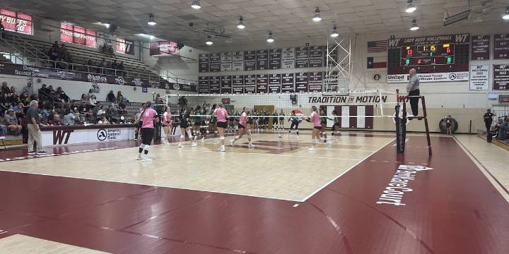 West Texas A&M volleyball sweeps Eastern New Mexico in “Wagon Wheel” game