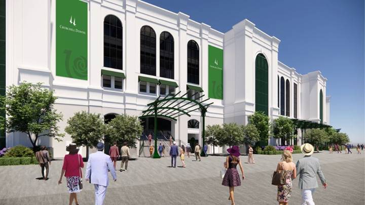 Churchill Downs unveils plans for new first turn venue, 'Victory Run'