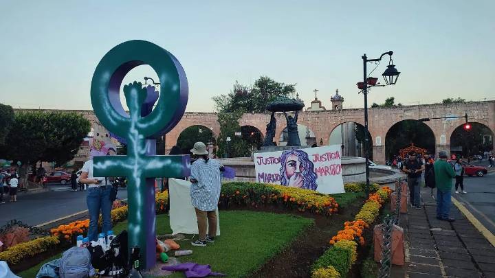 Feministas se manifiestan por la reducción de sentencia a asesinos de Marijo