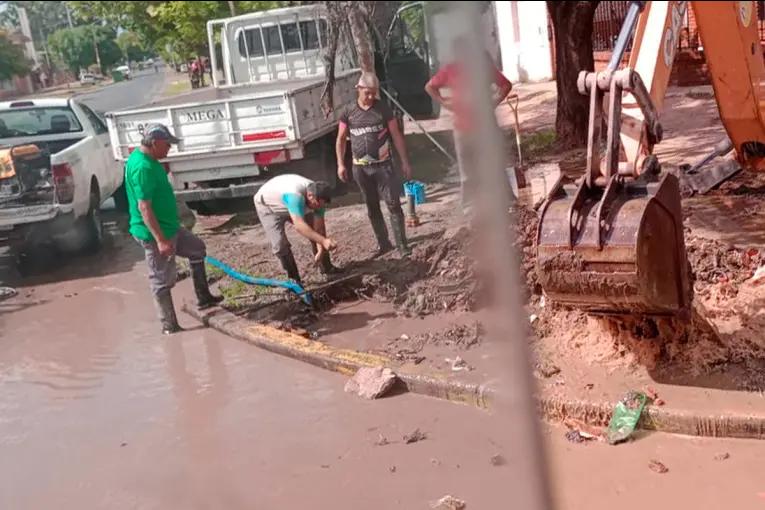Trabajos en calle Montiel podrían generar baja presión de agua en algunos barrios