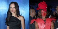 Jaden Smith Wears Red Face Paint & All-Red Outfit at Christian Louboutin Fashion Show After Being Named Creative Director | Christian Louboutin, Fashion, Gwendoline Christie, Heidi Klum, Jaden Smith, 