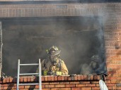 Man jumps from second-floor window during fire on Granville Street