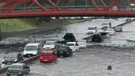 Diluvio en el AMBA: hay calles anegadas, cortes de luz y autos inundados