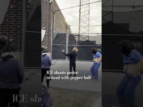ICE shoots pastor in head with pepper ball