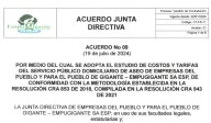 Costos de Referencia y Tarifas del Servicio Público Domiciliario de Aseo 2024 de Empresas del Pueblo y para el Pueblo de Gigante