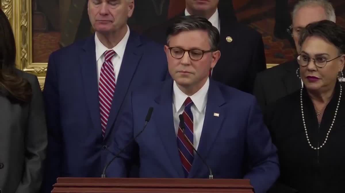 Mike Johnson On Trump ICE Purges: 'I'm Sure It Was Was Misportayed'