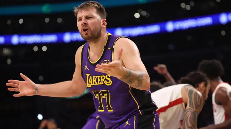 Why Luka Doncic isn't playing for Lakers tonight vs. Timberwolves with injury return timeline