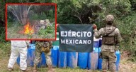 Hallan y destruyen tres almacenes químicos usados para narcolaboratorios en Culiacán y Cosalá