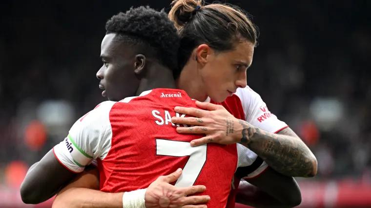 Arteta hails Arsenal defender's 'chaotic' edge as Saka responds to injury doubters