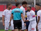 Siguen las polémicas con los arbitrajes de Barracas Central: ¿a Nicolás Lamolina lo pararon por perjudicar al equipo de los Tapia contra Boca?