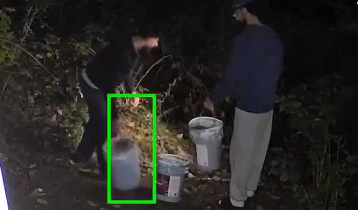 2 men fined after being caught on camera polluting local creek, City of Coquitlam says