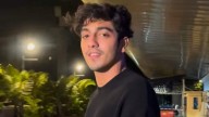 Ahaan Panday Rocks Short Hair, All-Black Attire As He Greets Paparazzi