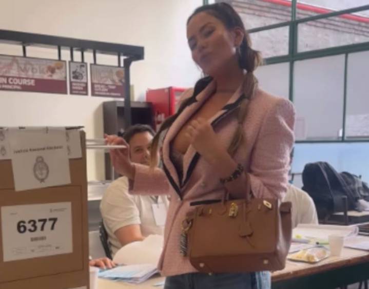 Karina Jelinek recordó su blooper electoral y celebró que esta vez llegó a votar a tiempo: “¡Los sorprendí!"