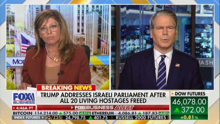 ‘Bad Idea!’ Trump Treasury Secretary Rips China Trying to ‘Overshadow’ Gaza Deal