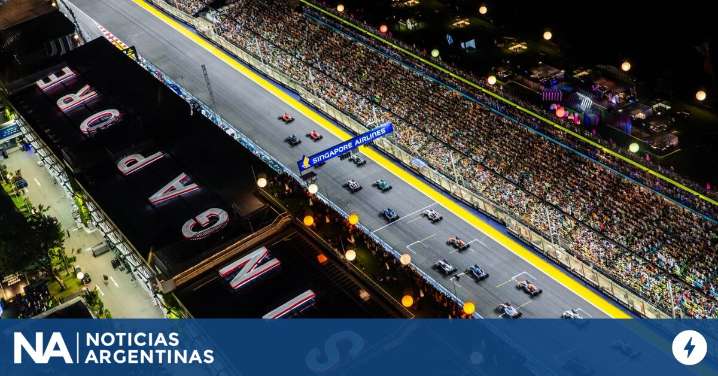 Colapinto pone primera en el Gran Premio de Singapur de Fórmula 1