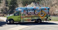 Deputes on the hunt for suspect who struck Idaho Springs police vehicle with stolen shuttle bus on I