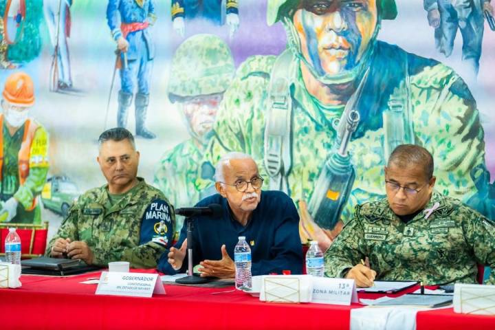 Profundizan Navarro y autoridades sobre la seguridad en la zona norte