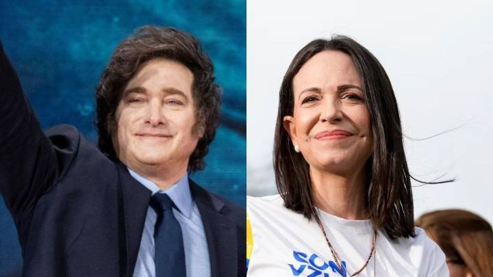 Milei celebró el Nobel de la Paz para Machado: volvió a apuntar contra Maduro