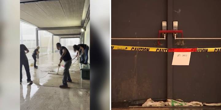 A look inside Miami Junior-Senior High following devastating flood damage