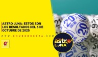 Astro Luna: estos son los resultados del 6 de octubre de 2025 - Noticias de Bogotá y Cundinamarca