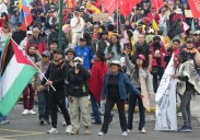Protesters clash with police in Ecuador amid nationwide strike over fuel prices