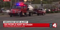 6 injured in crash in South City
