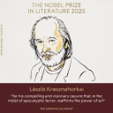 László Krasznahorkai obtiene el Premio Nobel de Literatura 2025