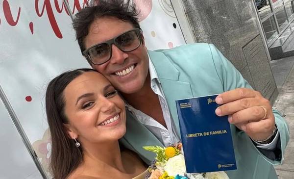 Matías Alé y Martina Vignolo se casaron en Mar del Plata