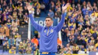 El Gigante de Arroyito se ilumina con la presencia de cuatro campeones del mundo