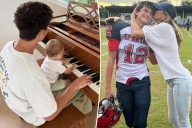 Gisele Bündchen shares rare photo of son Benjamin, 15, and 8