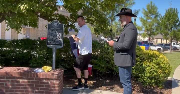 Texarkana replaces stolen memorial, unveils new marker